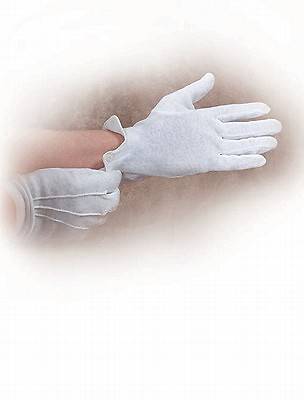 Picture of White Cotton Gloves Medium