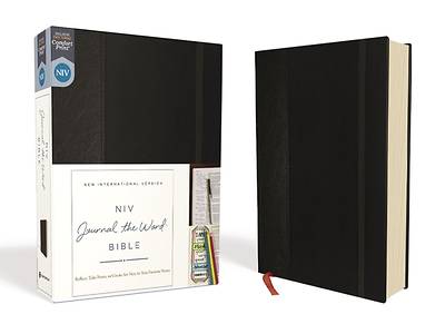 Picture of NIV Journal the Word Bible, Hardcover, Black, Red Letter Edition, Comfort Print