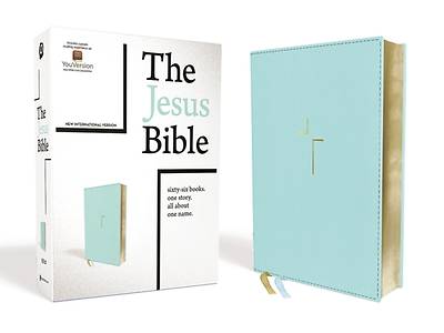 Picture of The Jesus Bible, NIV Edition, Leathersoft, Blue, Comfort Print