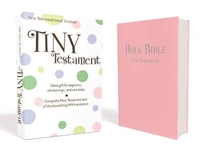 Picture of NIV Tiny Testament Bible - Leather Look Pink