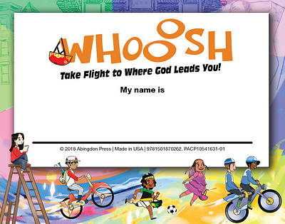 Picture of Vacation Bible School (VBS) 2019 Whooosh Nametags (Pkg of 24)