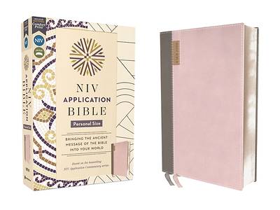 Picture of NIV Application Bible, Personal Size, Leathersoft, Pink, Red Letter, Comfort Print