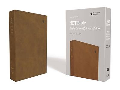 Picture of NET Bible, Single-Column Reference, Leathersoft, Brown, Comfort Print