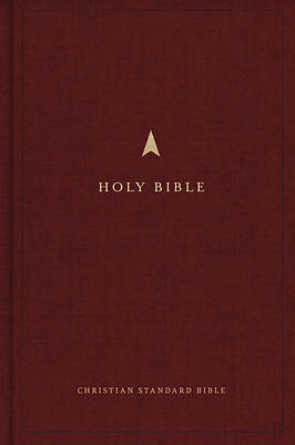 CSB Pew Bible, Large Print Edition, Easy-To-Read Optimal Type, Burgundy Cloth Over Board