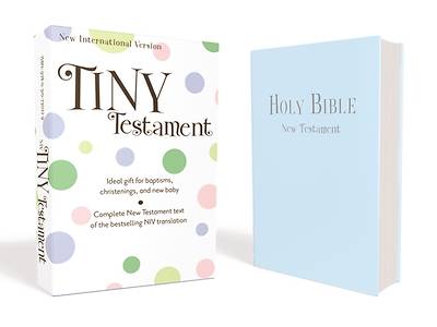 Picture of NIV Tiny Testament Bible - Leather Look Blue