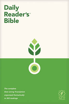 Picture of NLT Daily Reader's Bible (Red Letter, Hardcover)