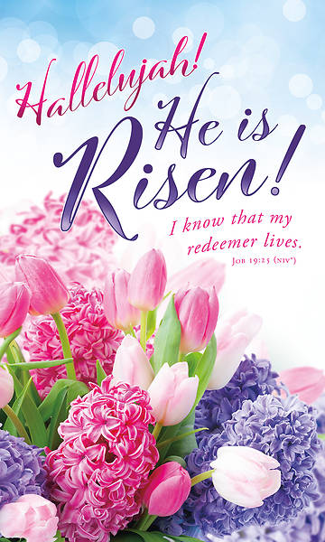 Picture of Hallelujah He is Risen Easter 3' x 5' Fabric Banner
