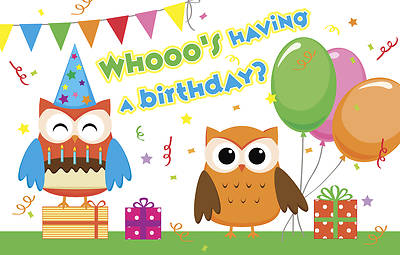 Picture of Happy Birthday Postcards - Who's Having a Birthday? - (Pk 25)