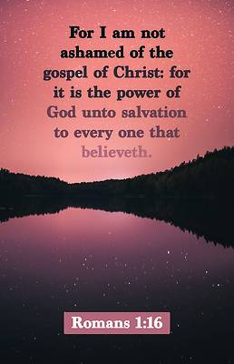 For I Am Not Ashamed Worship Bulletin PKG 100