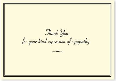 Picture of Sympathy Thank You Notes