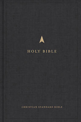 CSB Pew Bible, Large Print Edition, Easy-To-Read Optimal Type, Charcoal Cloth Over Board