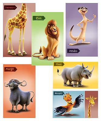 Picture of Vacation Bible School (VBS19) Roar Giant Bible Memory Buddy Poster Pack (set of 6, 3 ft. x 5 ft.)