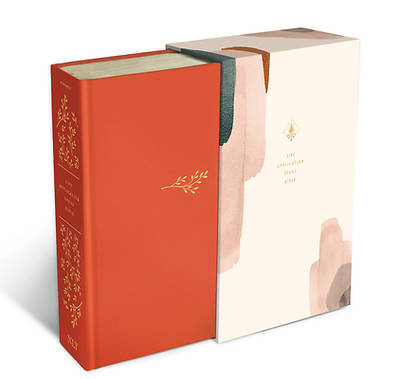 Picture of NLT Life Application Study Bible, Third Edition (Red Letter, Hardcover Cloth, Coral)