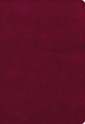Picture of NASB Super Giant Print Reference Bible, Burgundy Leathertouch