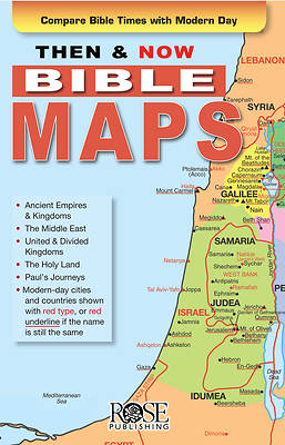 Picture of Then and Now Bible Maps Pamphlet
