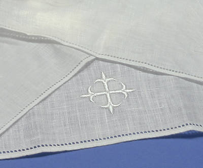 Picture of Baptismal Napkin with Embroidered Greek Cross