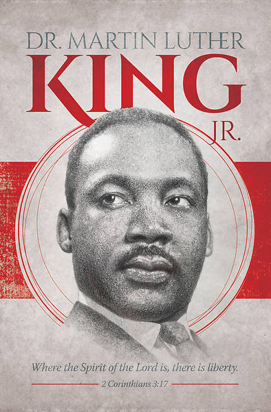 Picture of Dr. Martin Luther King Jr. Regular Bulletin 2 Corinthians 3:17