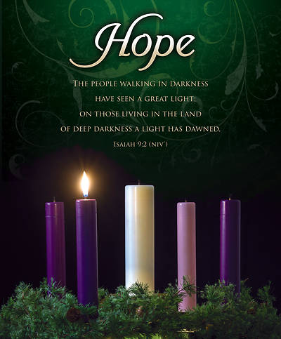 Picture of Hope Advent Week 1 Legal Size Bulletin