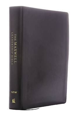 Picture of NIV Maxwell Leadership Bible, 3rd Edition, Premium Bonded Leather, Burgundy, Comfort Print
