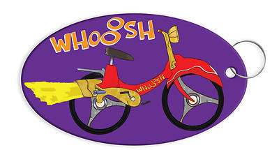 Picture of Vacation Bible School (VBS) 2019 Whooosh Bicycle Keychain (Pkg of 12)