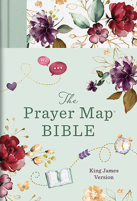 Picture of The KJV Prayer Map(r) Bible [Mint Blossoms]