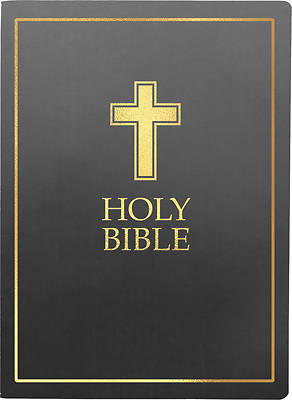 Kjver Sword Bible, Giant Print, Black Ultrasoft, Cross Design