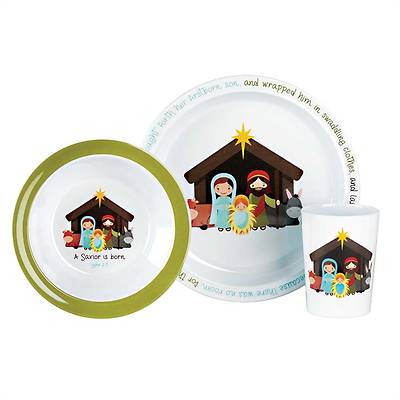 Picture of Children's 3 piece Nativity Place Setting