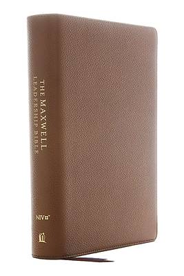 Picture of Niv, Maxwell Leadership Bible, 3rd Edition, Genuine Leather, Brown, Comfort Print
