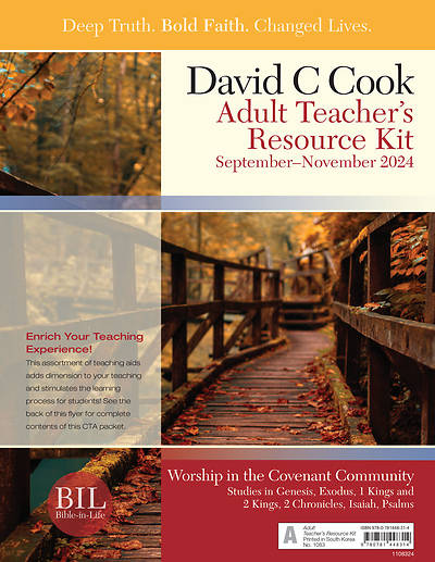 Picture of Bible in Life Adult Teacher Resource Kit Fall