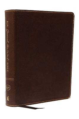 Picture of KJV Journal the Word Bible, Bonded Leather, Brown, Red Letter Edition, Comfort Print