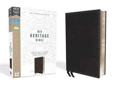 Picture of NIV Heritage Bible, Deluxe Single-Column, Imitation Leather, Black, Comfort Print
