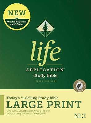 Picture of NLT Life Application Study Bible, Third Edition, Large Print (Hardcover, Indexed)