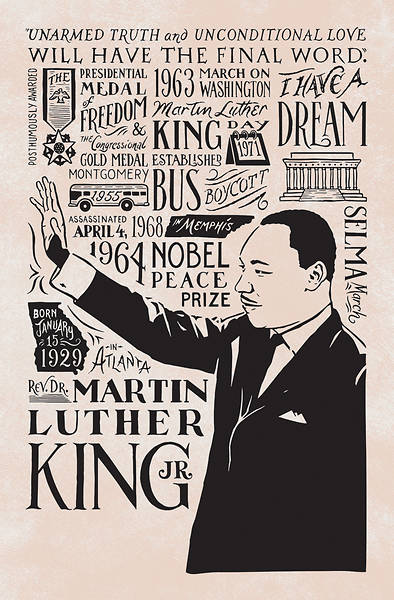 Picture of Martin Luther King Jr. Black History Month Regular Size Bulletin