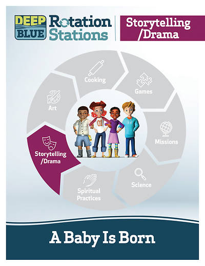 Picture of Deep Blue Rotation Station: A Baby Is Born - Storytelling/Drama Station Download