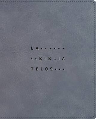 Picture of Nvi, La Biblia Telos Para Jóvenes, Texto Revisado 2022, Leathersoft, Gris, Comfort Print