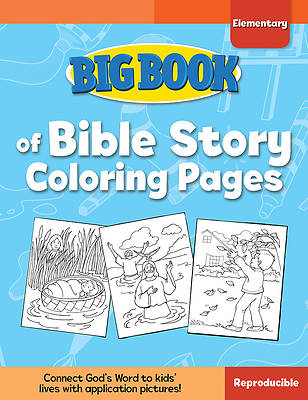 Picture of Big Book of Bible Story Coloring Pages for Elementary Kids