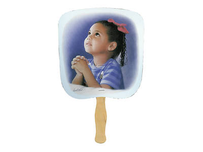 Picture of Child Praying Hand Fan - Pack of 50