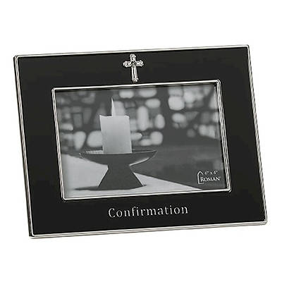 Picture of Confirmation Black Frame with Cross