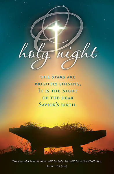 Christmas O Holy Night Bulletin