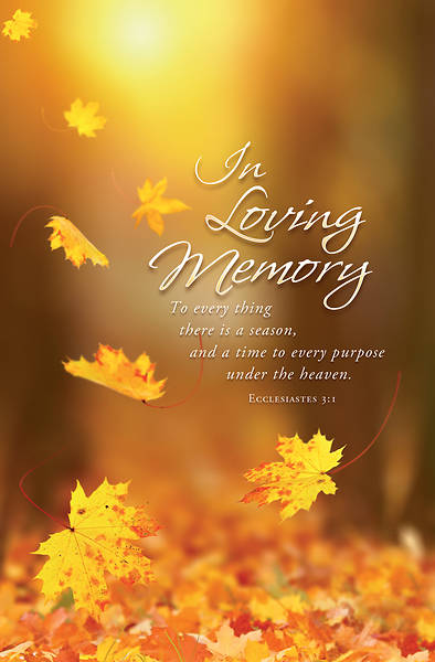 Picture of In Loving Memory Funeral Regular Size Bulletin