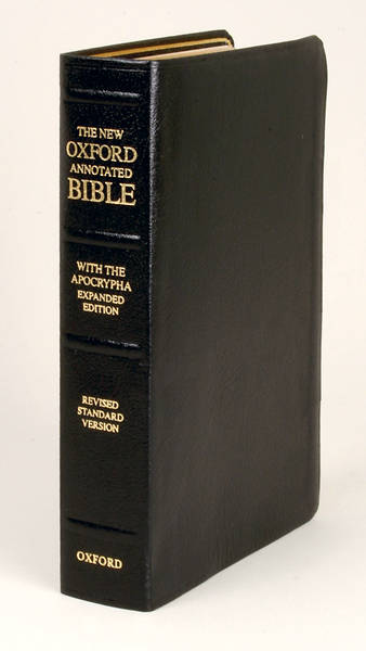 Picture of The New Oxford Annotated Bible with the Apocrypha Expanded Edition Revised Standard Version Black Leather