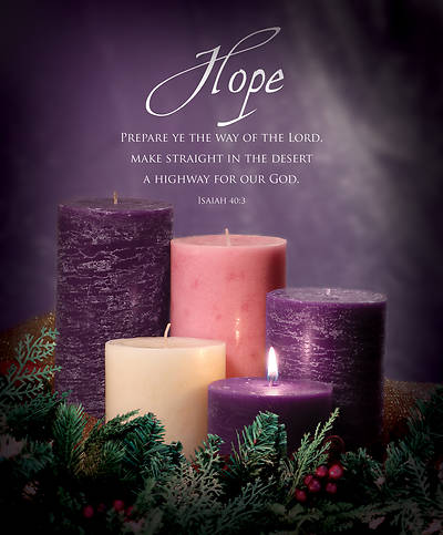 Picture of Advent Bulletin Week 1 Isaiah 40:3 Legal