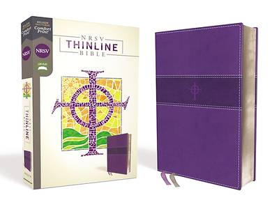 Picture of NRSV Thinline Bible, Leathersoft, Purple, Comfort Print