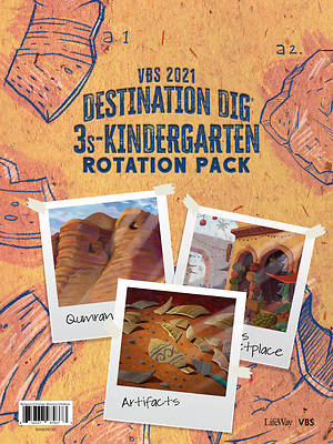 Picture of Vacation Bible School VBS 2021 Destination Dig Unearthing the Truth About Jesus 3s-Kindergarten Rotation Pack