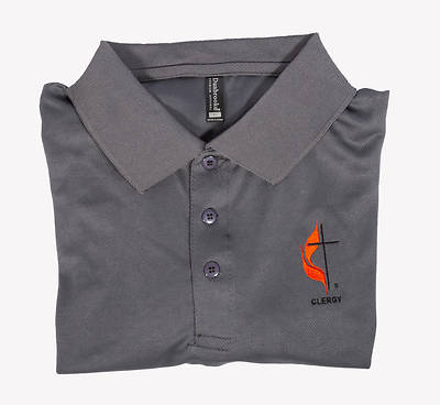 Picture of Polo Shirt - Small Clergy Cross and Flame