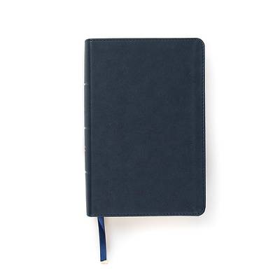 Picture of CSB Single-Column Compact Bible, Navy Leathertouch
