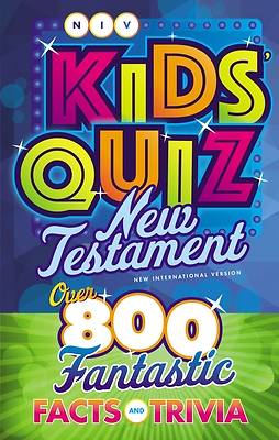Picture of Niv, Kids' Quiz New Testament, Paperback, Comfort Print