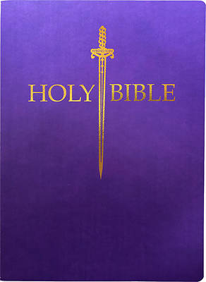 Kjver Sword Bible, Giant Print, Purple Ultrasoft