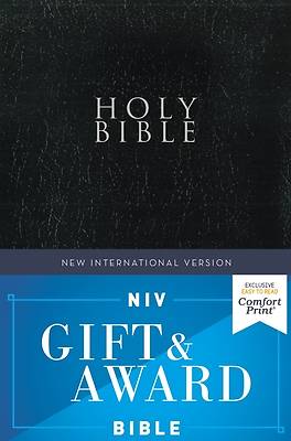 Picture of NIV Gift and Award Bible, Leather-Look, Black, Red Letter Edition, Comfort Print