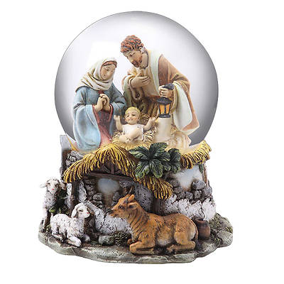 Picture of Holy Family Musical Snow Globe 5.5"